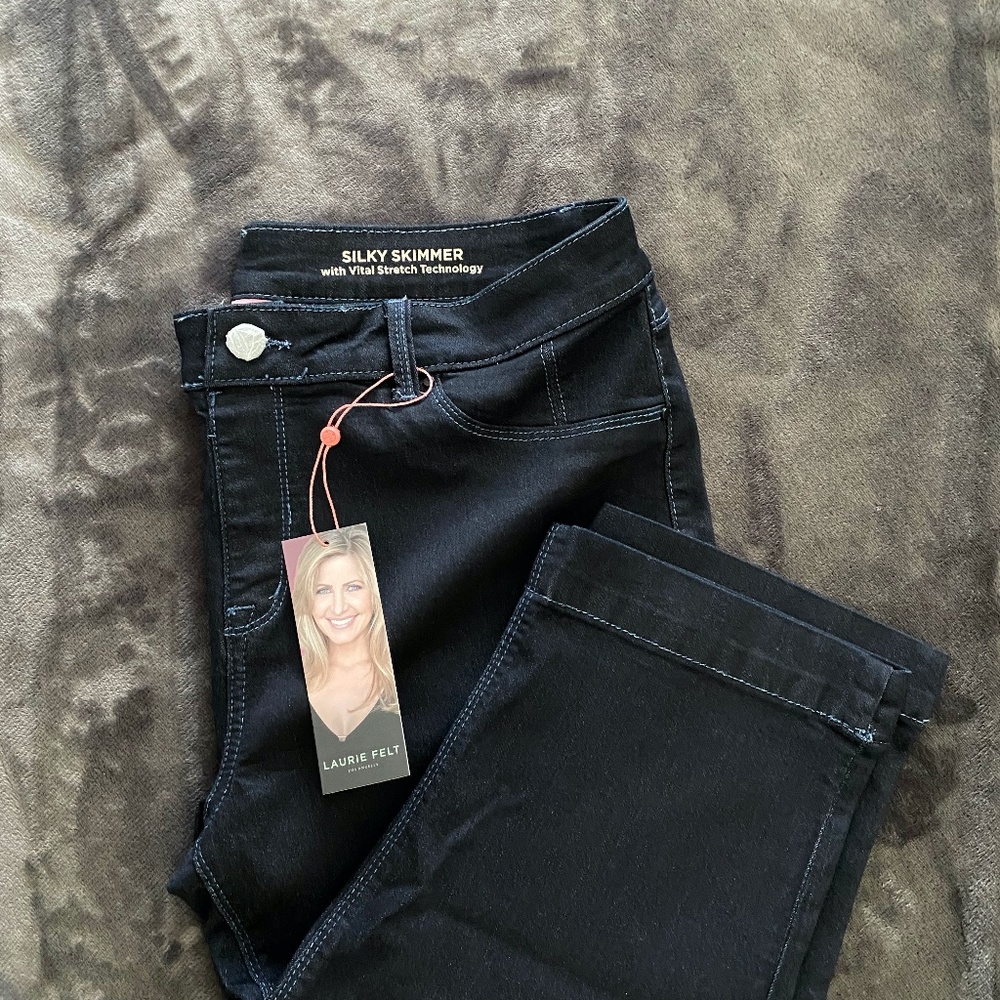 Laurie Felt Silky Skimmer denim, size L